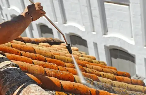 Nettoyage de toitures - Chavigny-Bailleul